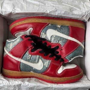 Nike Dunk High Premium SB Size 10 Men Shoes 313171 012 Athletic Sneakers